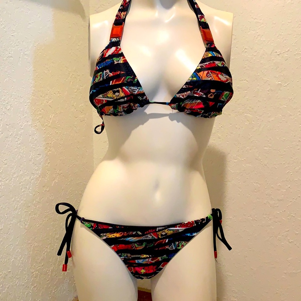 Like New Comic Book String Bikini